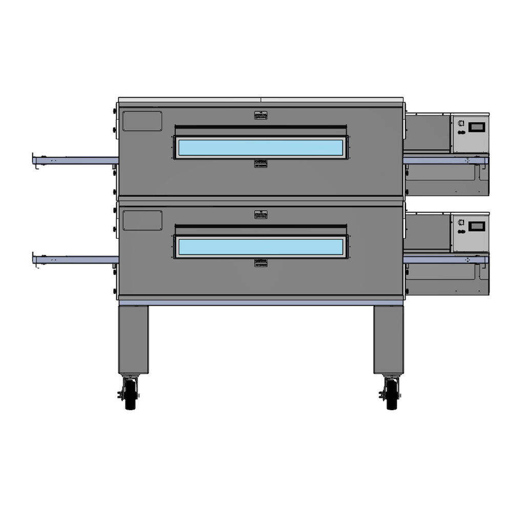 Konveierahi Metos EDGE2440E-2-G2 2-kambriline, ratastel alus