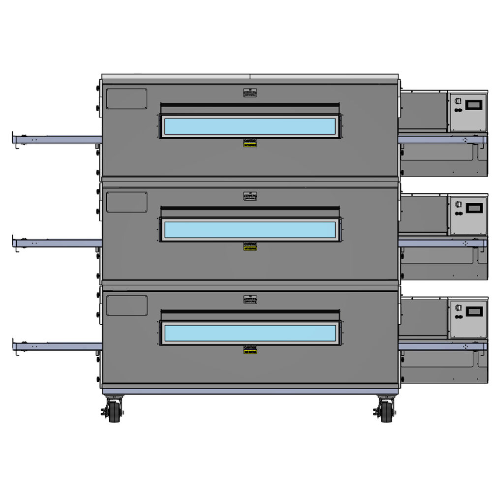 Konveierahi Metos EDGE2440E-3-G2 3-kambriline, ratasel alus