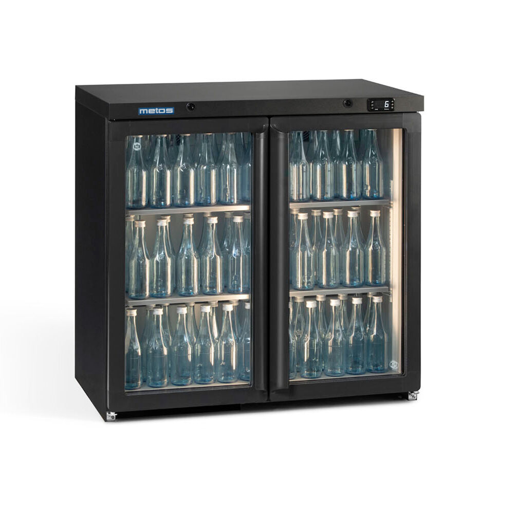 Glass door cooler Metos Maxiglass LG3/250G with two doors