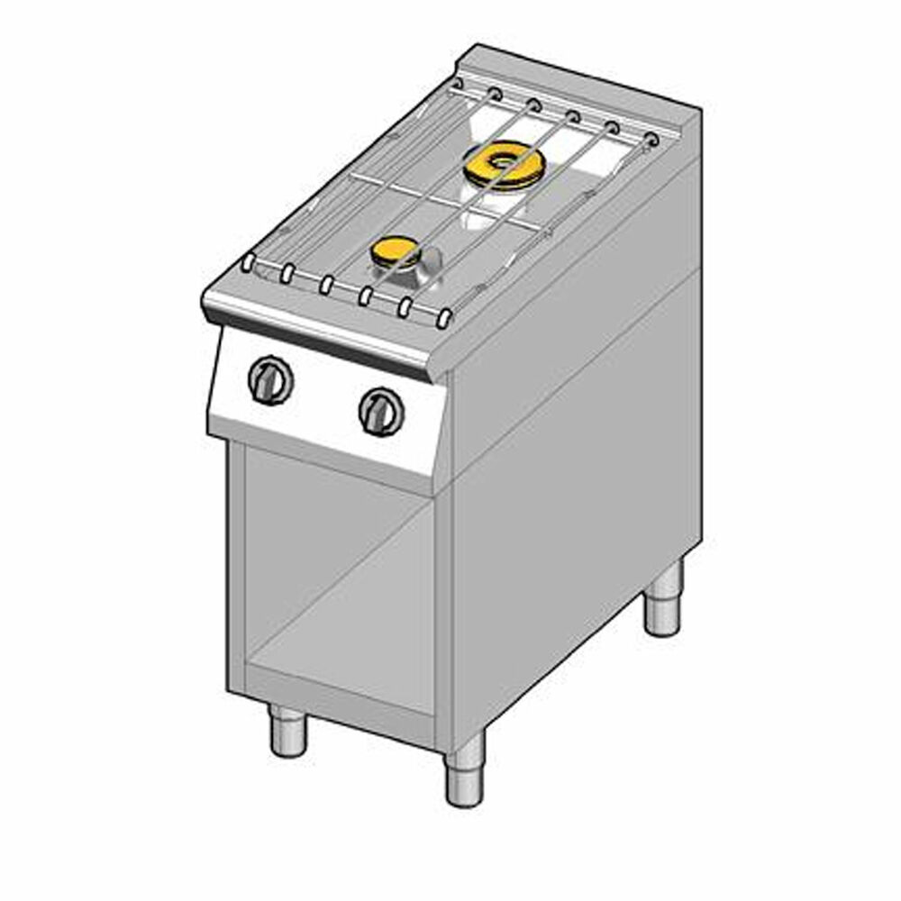 Gas range Metos 8GHUBO/40