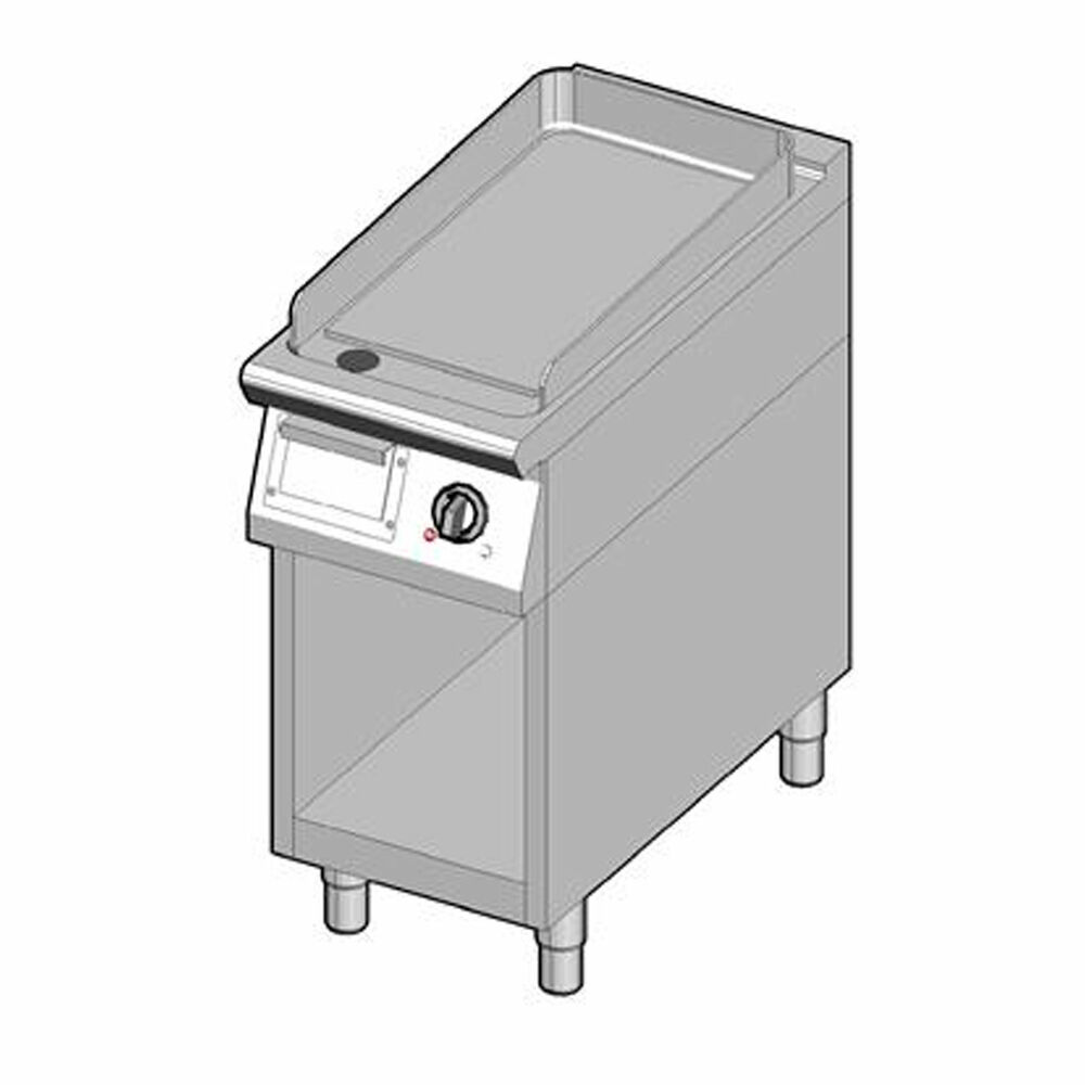 Gas griddle with coumpound plate smooth steel Metos 8GBPUBO/