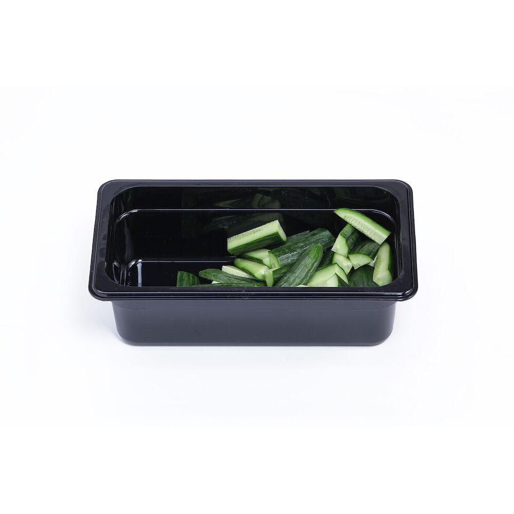 Plastic container Metos GN1/3-100, black