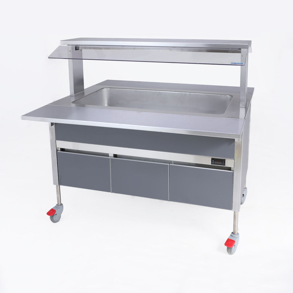 Bain Marie trolley Metos Luna BM 1200x650x900