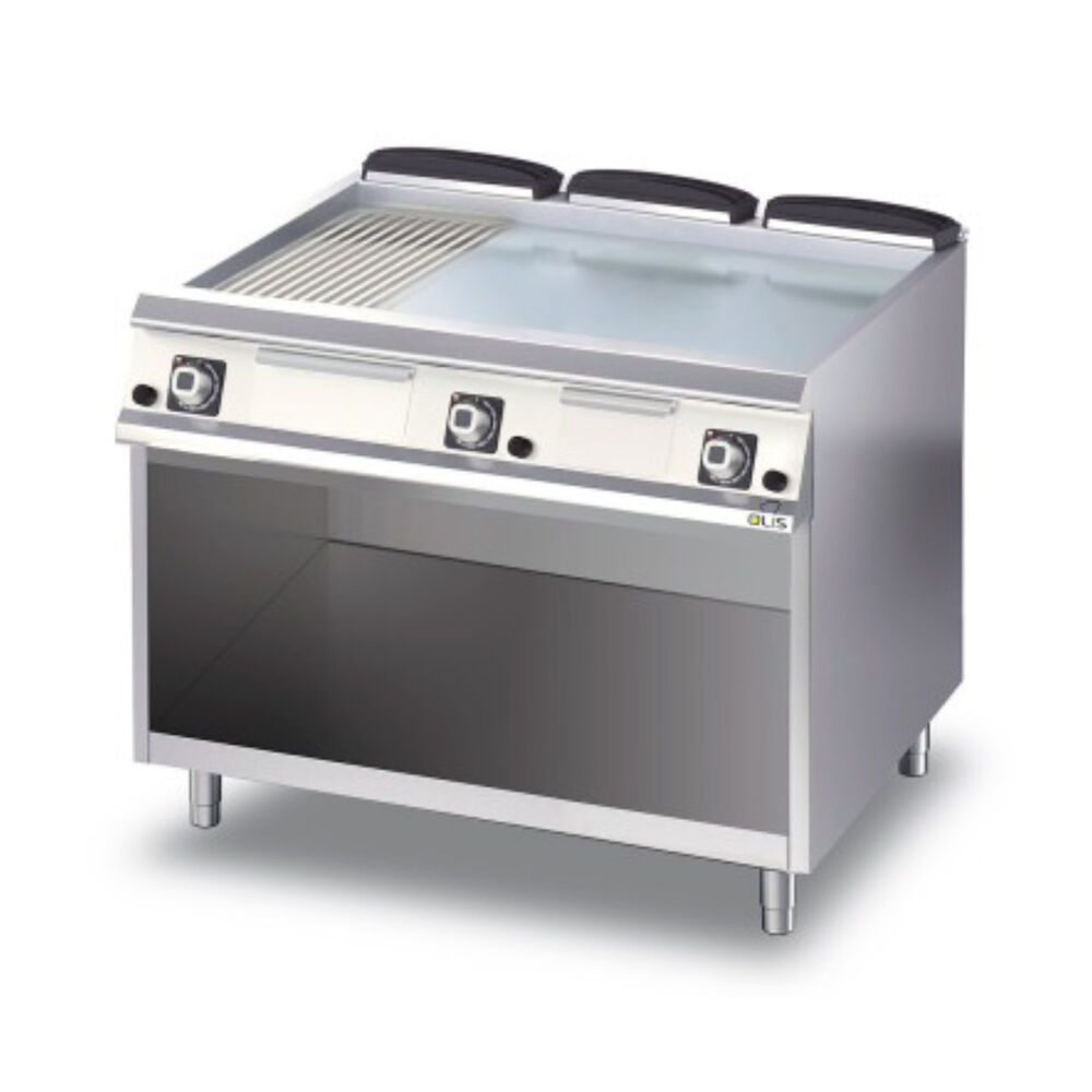 Gaasiplaatgrill rihveldatud/sile Metos Diamante D76/10FTTGC1/3R