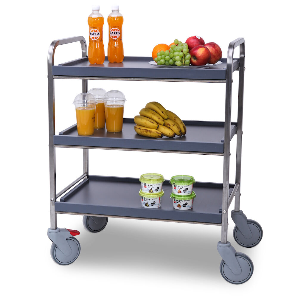 Serving trolley Metos SET-70/3 wooden grey