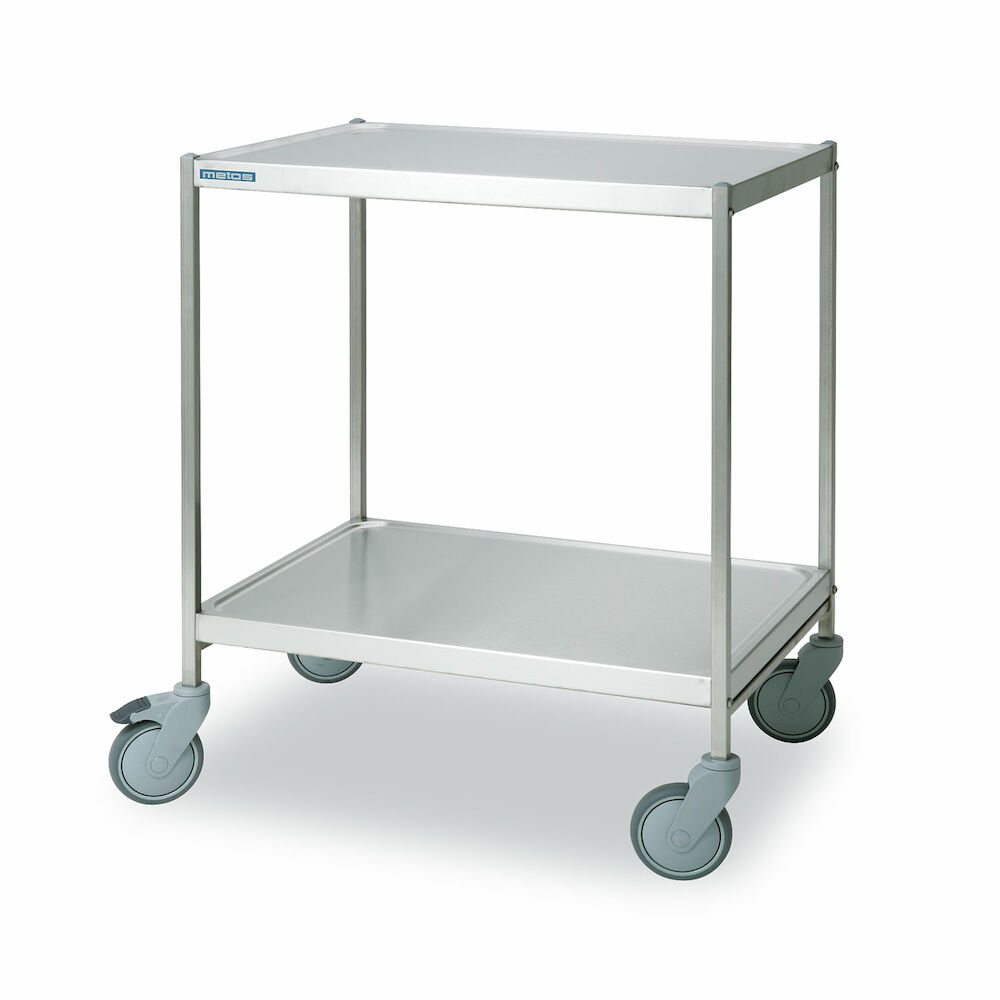 Service trolley Metos SET-70/2WH Milk, 2 tiers