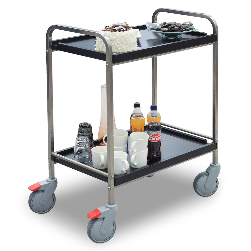 Serving trolley Metos SET-70/2 wooden black