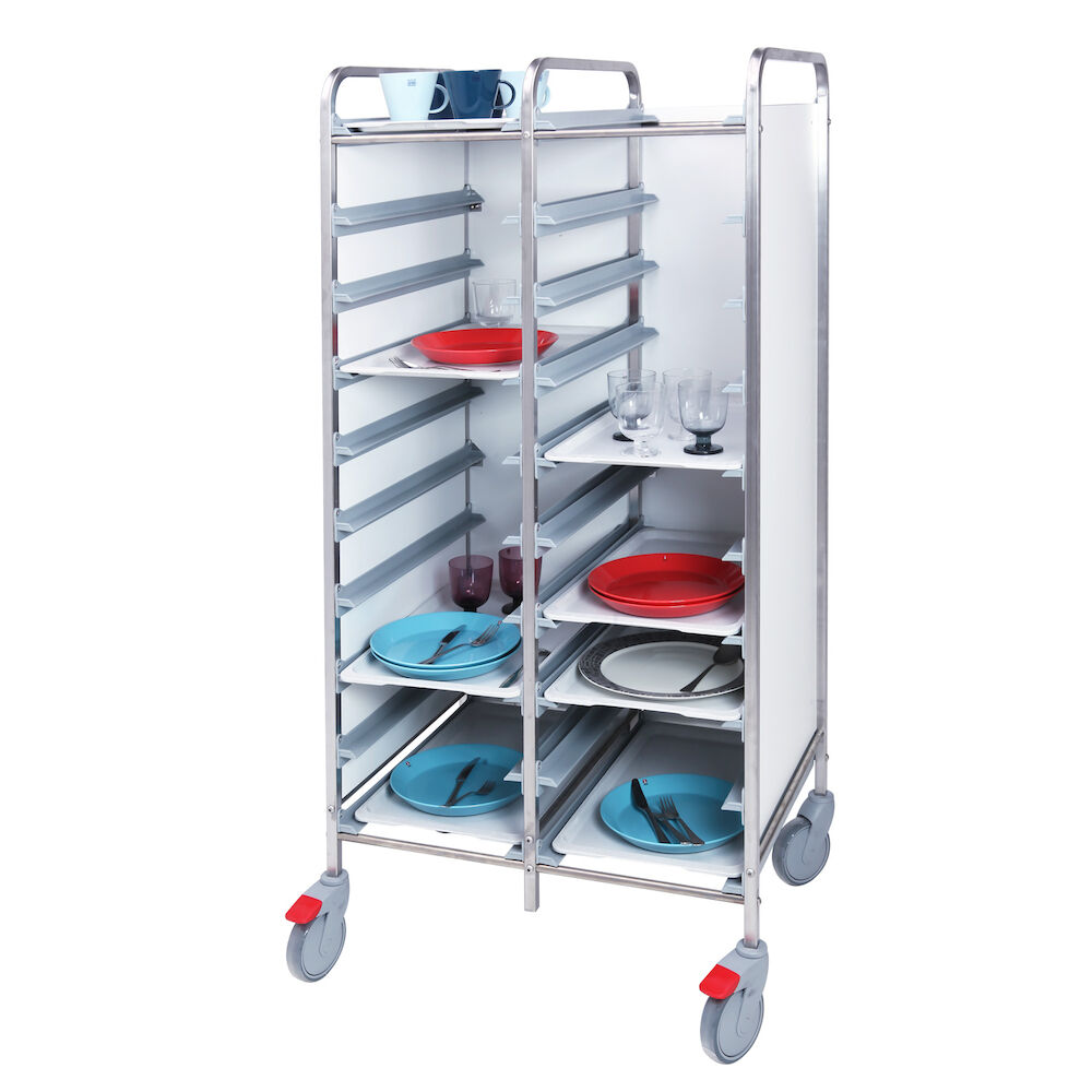 Tray trolley Metos TRT-20C white